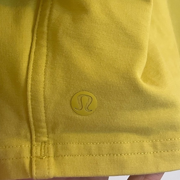 Lululemon All Yours Cropped Hoodie- Size 6, Yellow - Picture 4 of 4